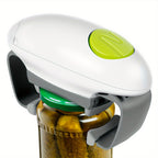 Electric One-Touch Jar Opener — Automatic Hands-Free Kitchen Tool