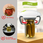 Electric One-Touch Jar Opener — Automatic Hands-Free Kitchen Tool