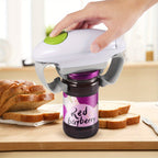 Electric One-Touch Jar Opener — Automatic Hands-Free Kitchen Tool