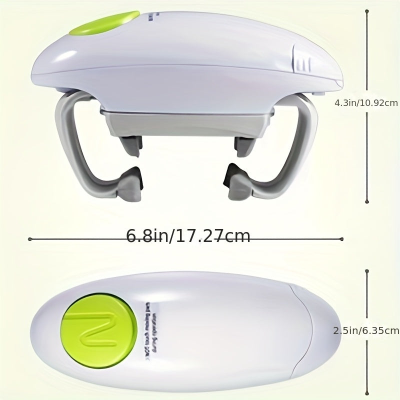 Electric One-Touch Jar Opener — Automatic Hands-Free Kitchen Tool
