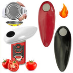 Electric Can Opener — One-Touch Automatic Opener for Seniors & Weak Hands | Battery Operated, Smooth Edge