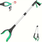 32" Foldable Reacher Grabber Tool — Lightweight Pick-Up Aid with Rotating Grip