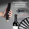 Automatic Electric Wine Opener — One-Touch USB Rechargeable Corkscrew for Home & Bar