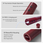 Automatic Electric Wine Opener — One-Touch USB Rechargeable Corkscrew for Home & Bar