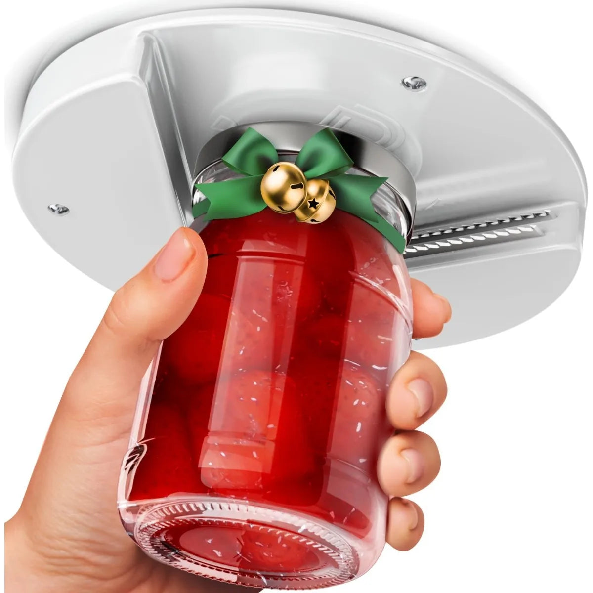 Under‑Cabinet Jar Opener– Hands‑Free, Easy‑Grip Kitchen Tool