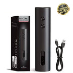 Electric Wine Opener Set — 4-Piece Kit with Foil Cutter, Wine Pourer & Vacuum Stopper | USB-C Rechargeable