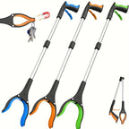 32" Foldable Reacher Grabber Tool — Lightweight Pick-Up Aid with Rotating Grip