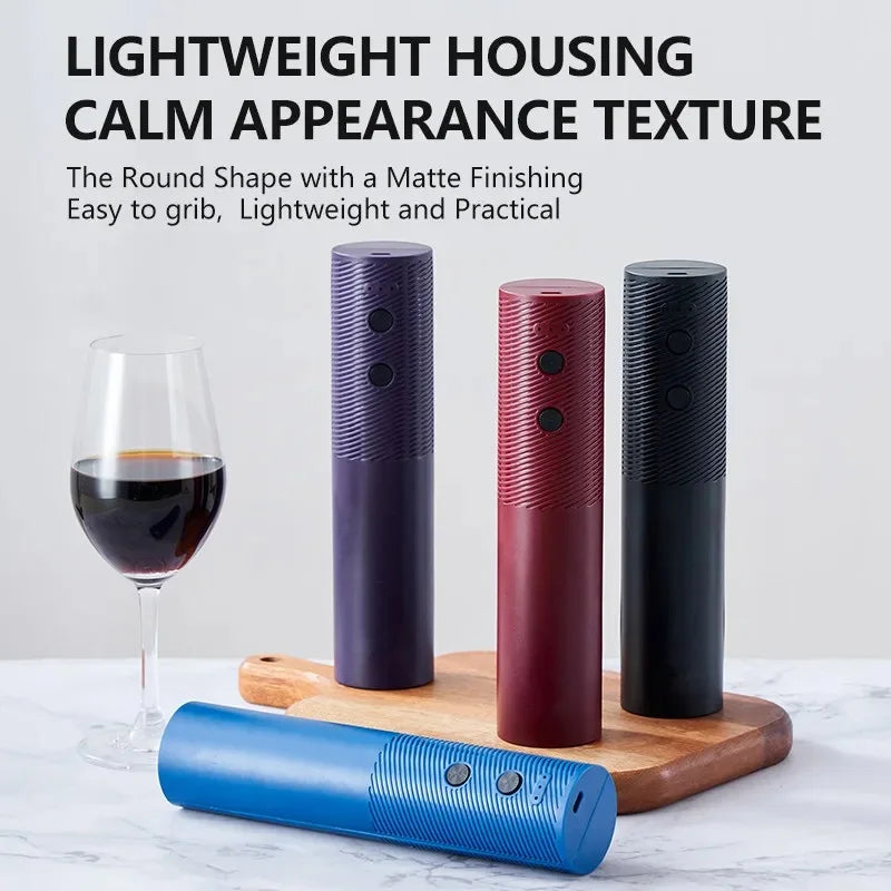 Automatic Electric Wine Opener — One-Touch USB Rechargeable Corkscrew for Home & Bar