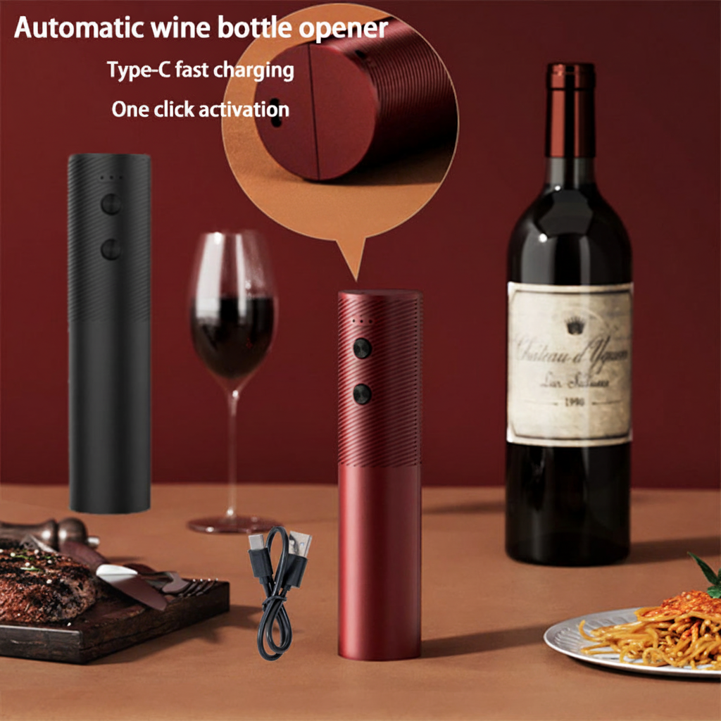 Automatic Wine Opener - Chinese text removed