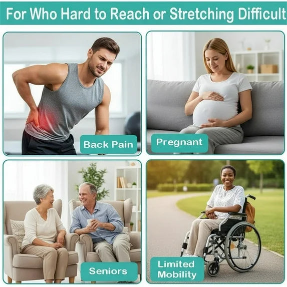 Personal Care Aid with Extended Reach - Independence & Dignity Tool