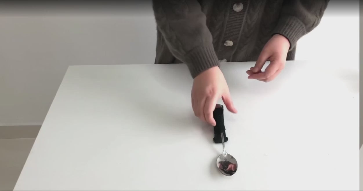 Universal Utensil Holder - Adaptive Eating Aid for Weak Grip & Arthritis