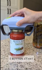 Electric One-Touch Jar Opener — Automatic Hands-Free Kitchen Tool
