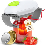 Electric One-Touch Jar Opener — Automatic Hands-Free Kitchen Tool